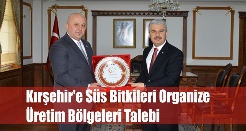 Kırşehir'e Süs Bitkileri Organize Üretim Bölgeleri Talebi