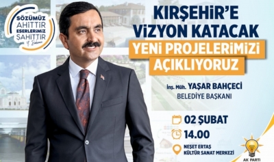 Başkan Yaşar Bahçeci 2 Şubat'ta Projelerini Açıklayacak
