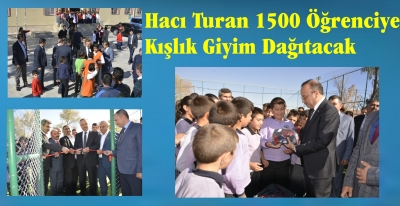 Hacı Turan 1500 Öğrenciye Kışlık Giyim Dağıtacak